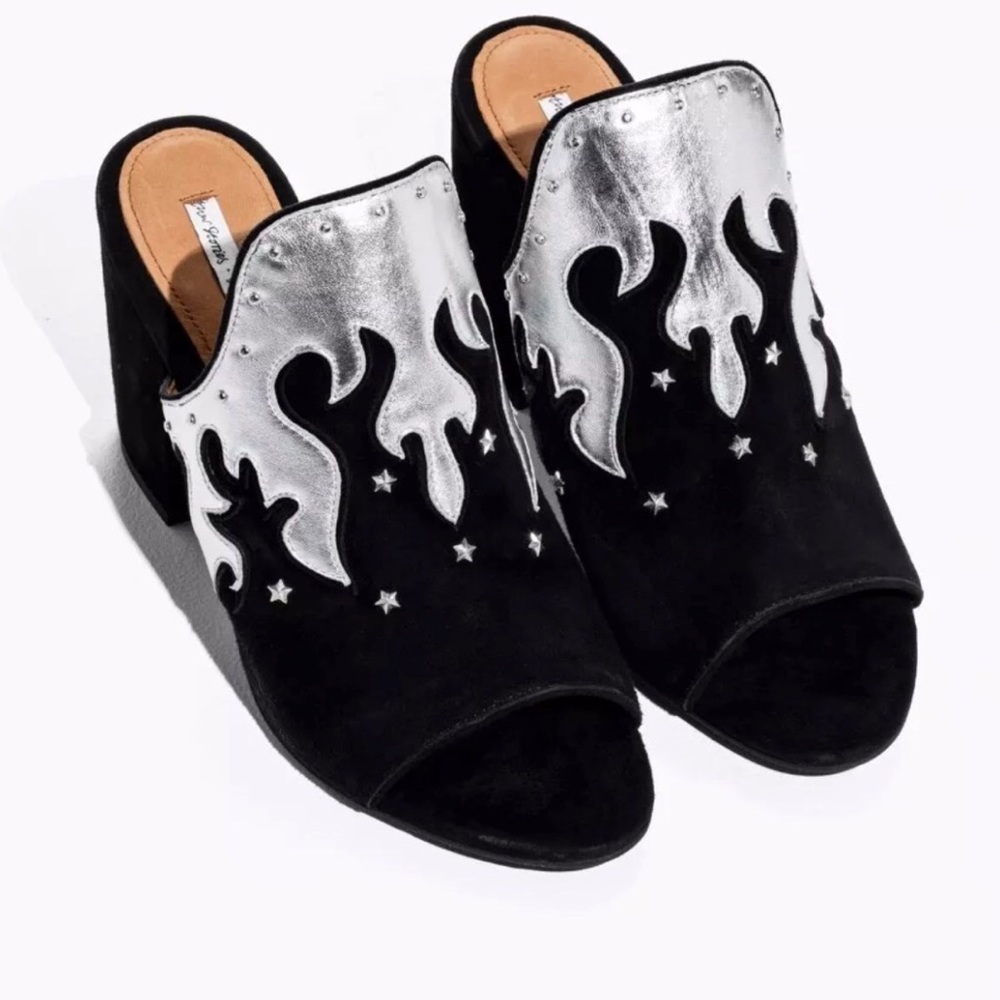 ‼️ SOLD ‼️ & Other Stories Metallic Flame Mules